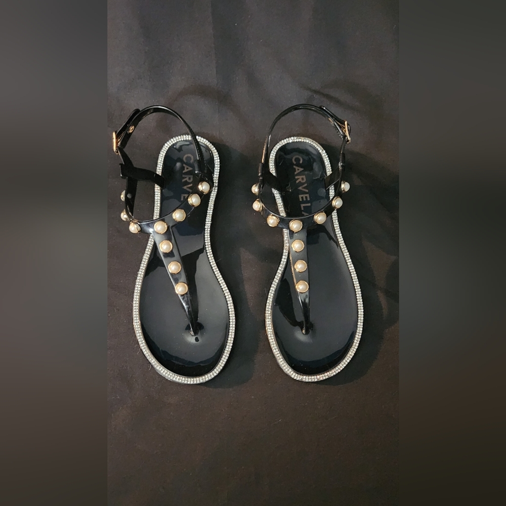 Carvela Kanga Jelly Thong Sandals Size 5.5